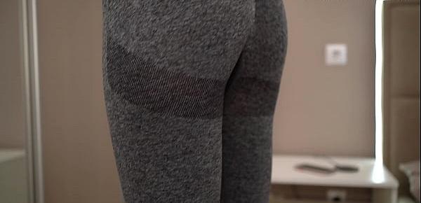  Tight Ass In Yoga Pants Gets Big Dick Instead Of Yoga Class